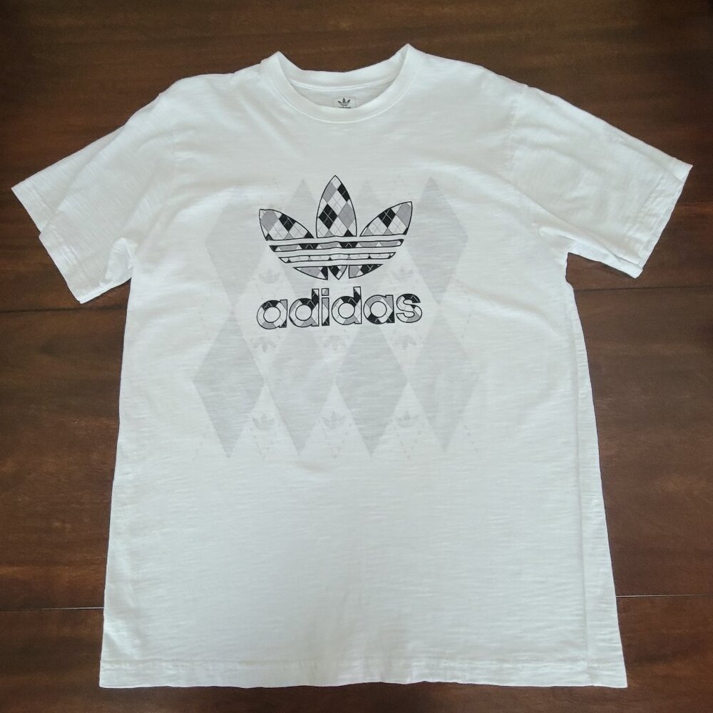 adidas Originals Tee Shirt Y2K Rare Made in Canada Size XL